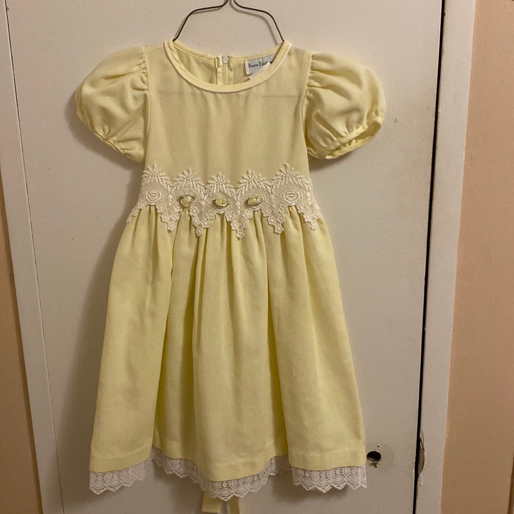 Rare Edition yellow dress nwot